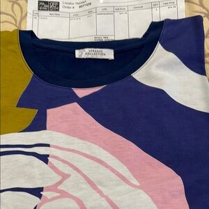 Versace Collection Multicolor Graphic Tee